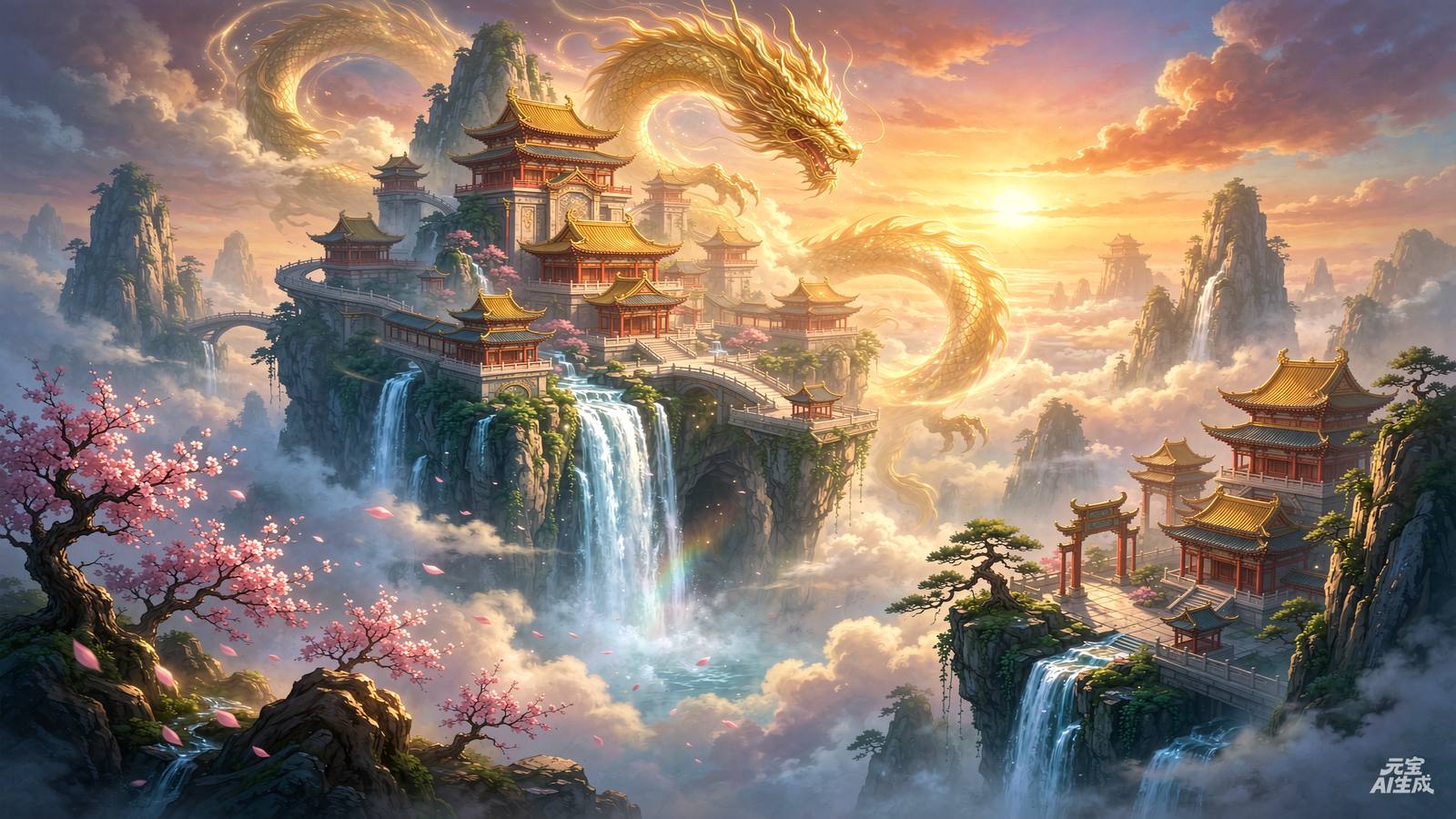 九霄龙吟 国风仙侠 · MMORPG 游戏实机画面